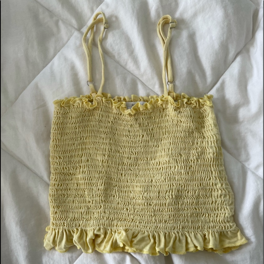 PACSUN YELLOW TOP